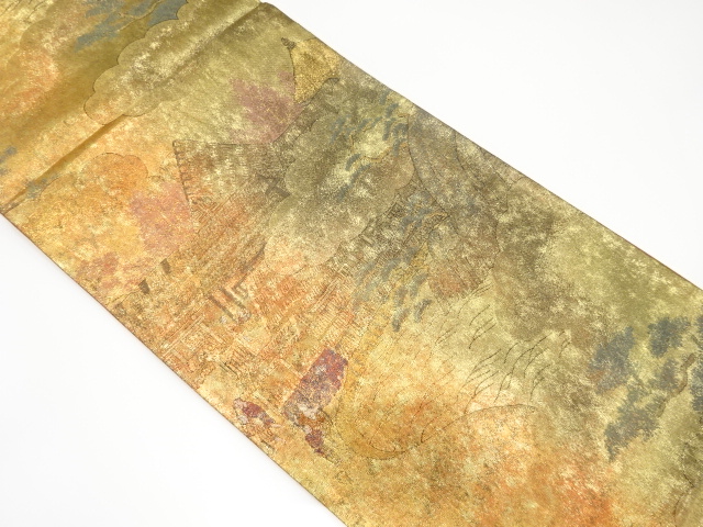 JAPANESE FUKURO OBI / WOVEN PEOPLE IN THE PAST